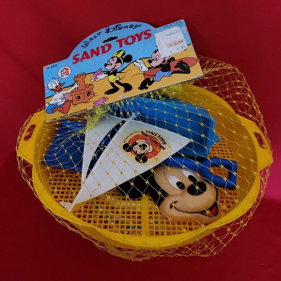 Walt Disney Toys Vintage Walt Disney Mickey Mouse Sailing Sand Toys